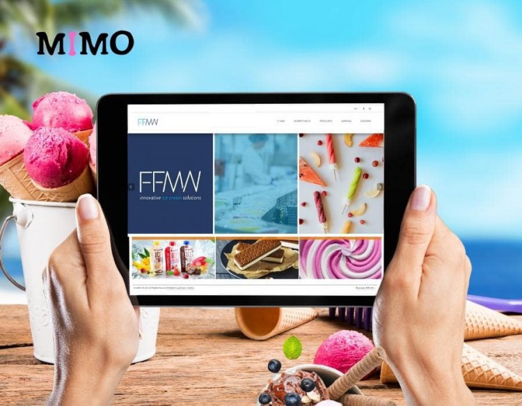Strona internetowa dla firmy FFMW producenta lodów marek własnych