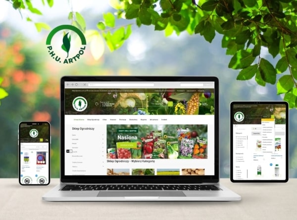 Realizacja ogrodniczego sklepu internetowego Ogrodniczy ArtPol